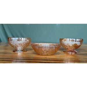3-PC Marigold Lilly Small‎ Serving Snack Bowls Dishes